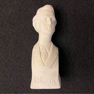 Chopin Bust White 4.25 Inches